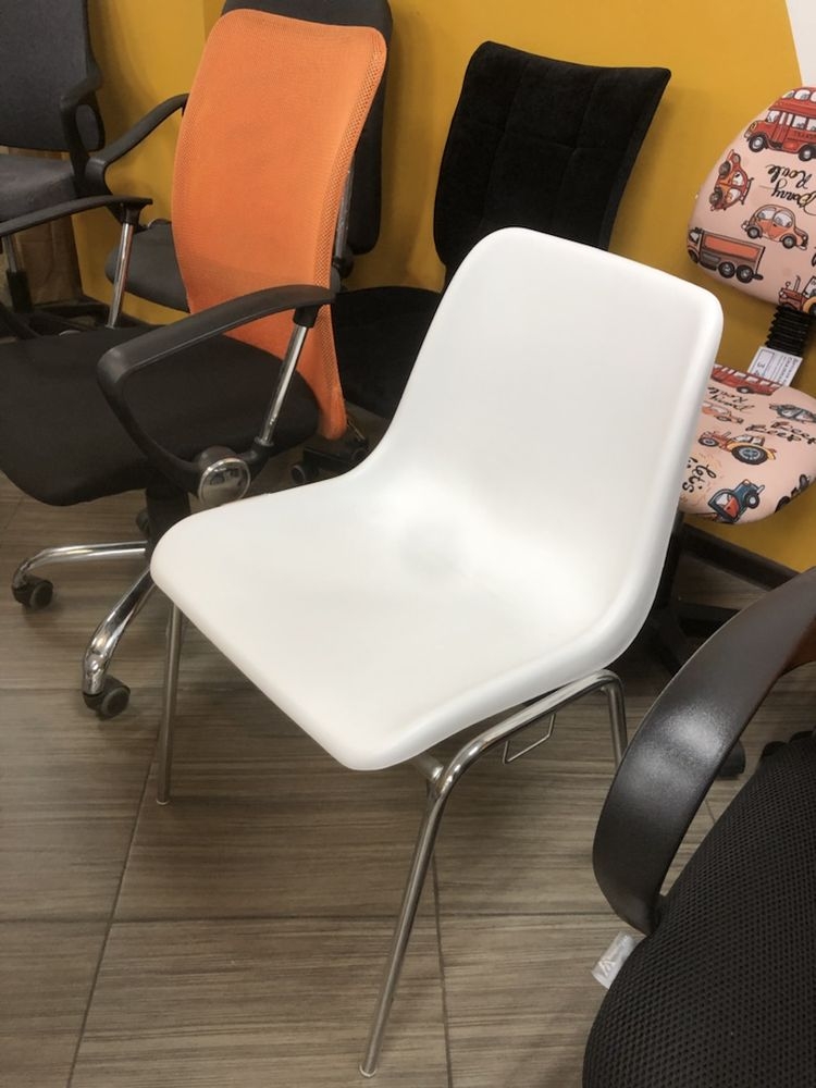 Стул для посетителей Vicenza-4K Bianco White