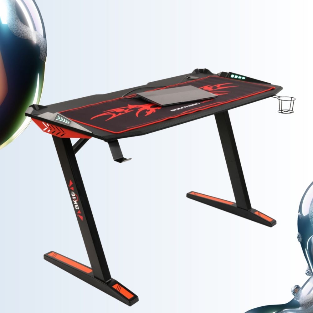 Игровой компьютерный стол SKILLL CTG-003 120X60 Черный-красный