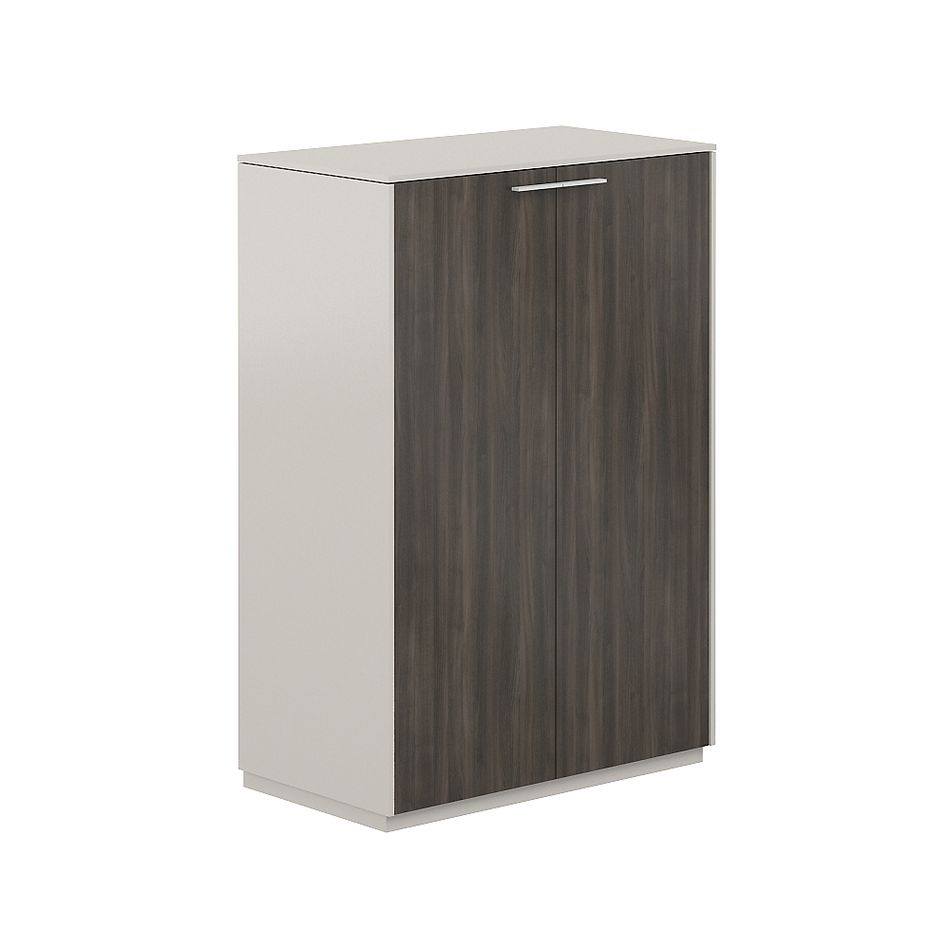 Шкаф средний Atlas NZ-0305.GS.BT Серый камень Бренсон Трюфель