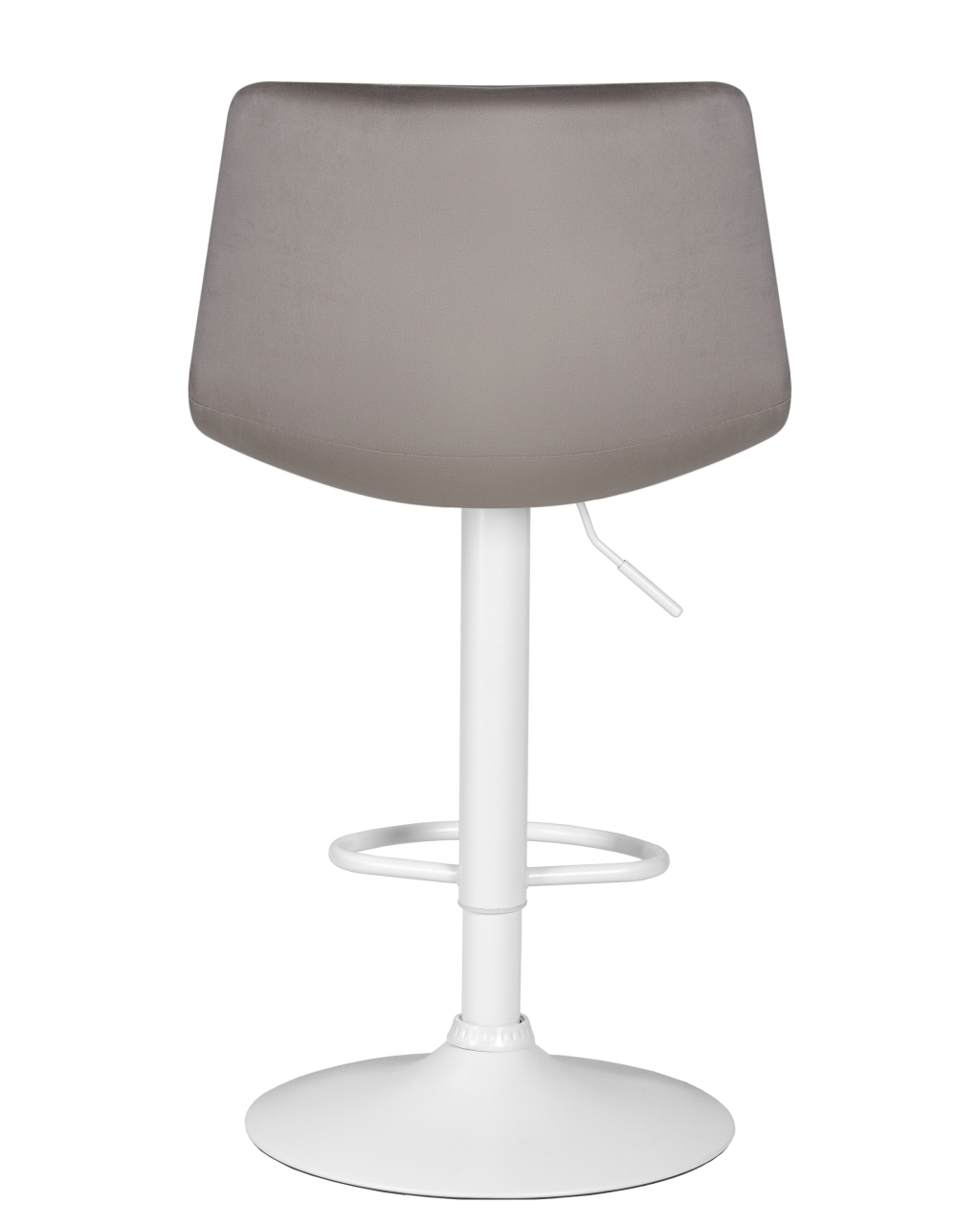 Стул барный DOBRIN TAILOR WHITE (серый велюр (MJ9-75)) 2 шт