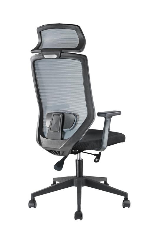Кресло Bronte A755 Luxe Серый/Черный