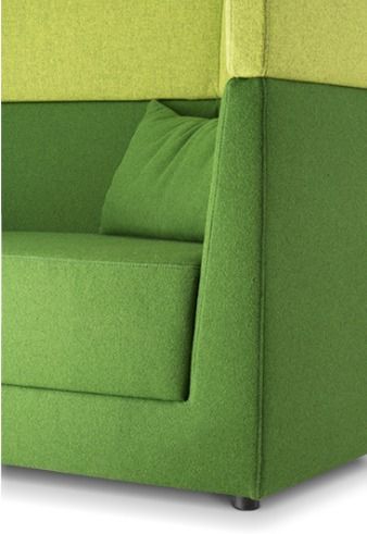 Диван модульный с трехъярусной спинкой Элемент 03 Фисташковый/Травяной