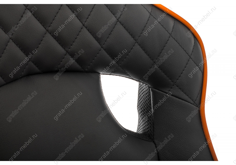 Стул Anger черное / оранжевое