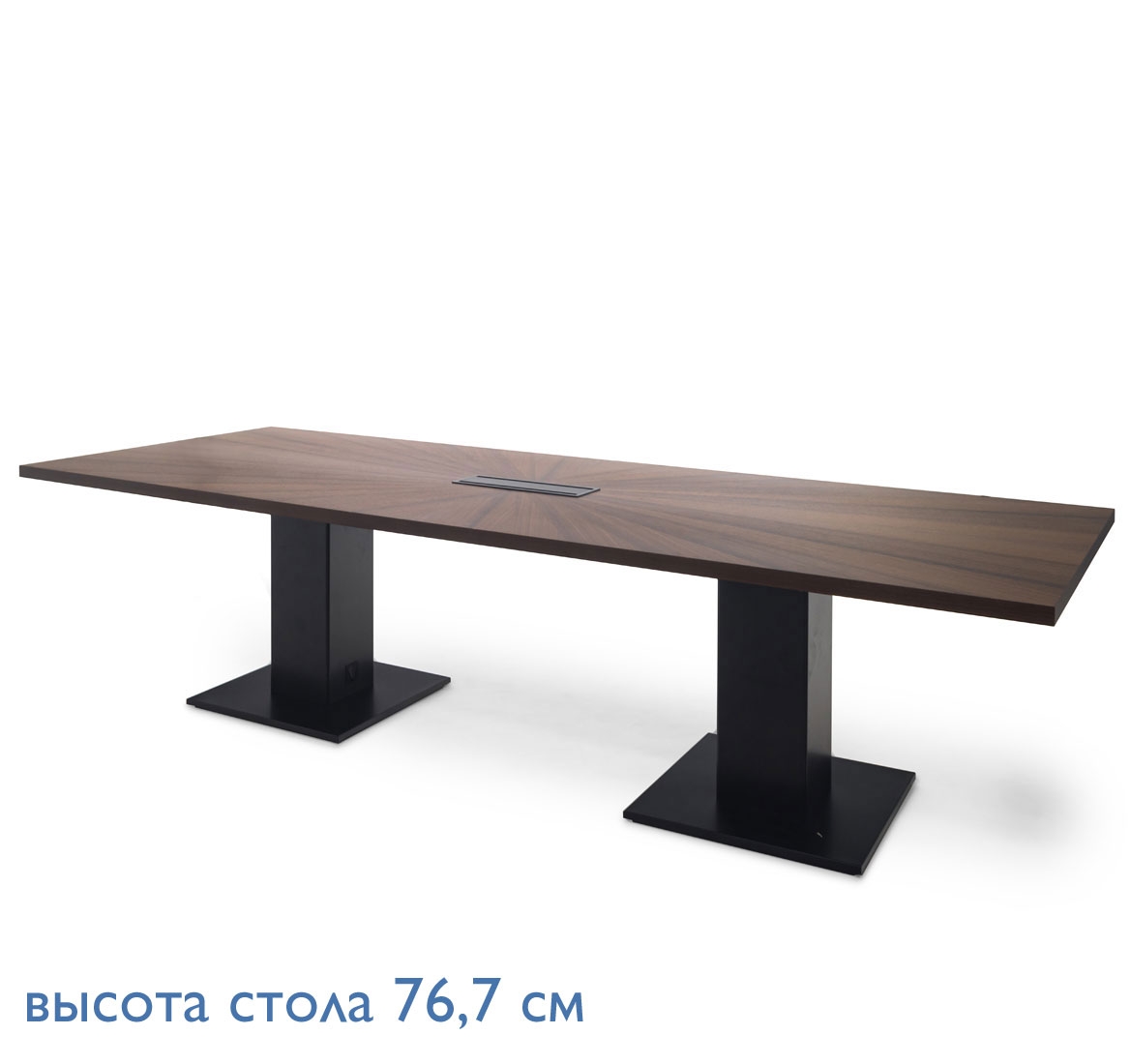 RENZ/TESLA Стол д/перегов L320 ЭВКАЛИПТ МОРЕН/ЧЕРН 104 402 ECL BL