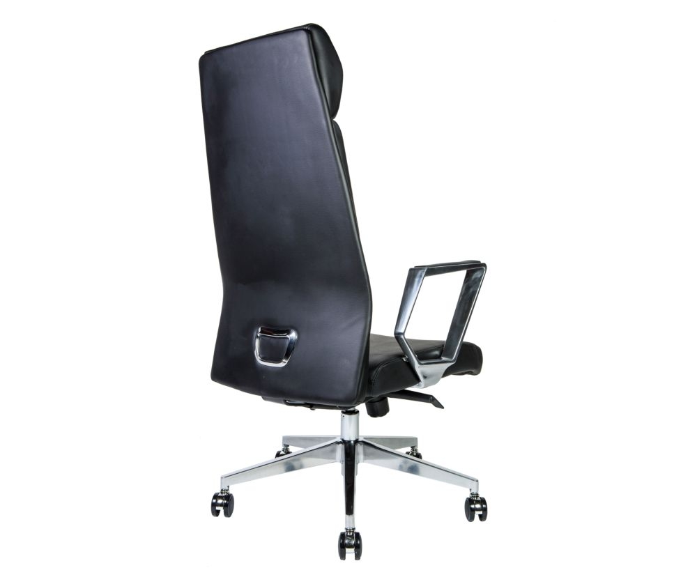 Кресло руководителя Лондон Люкс ZR8637H-408 black PU Черный