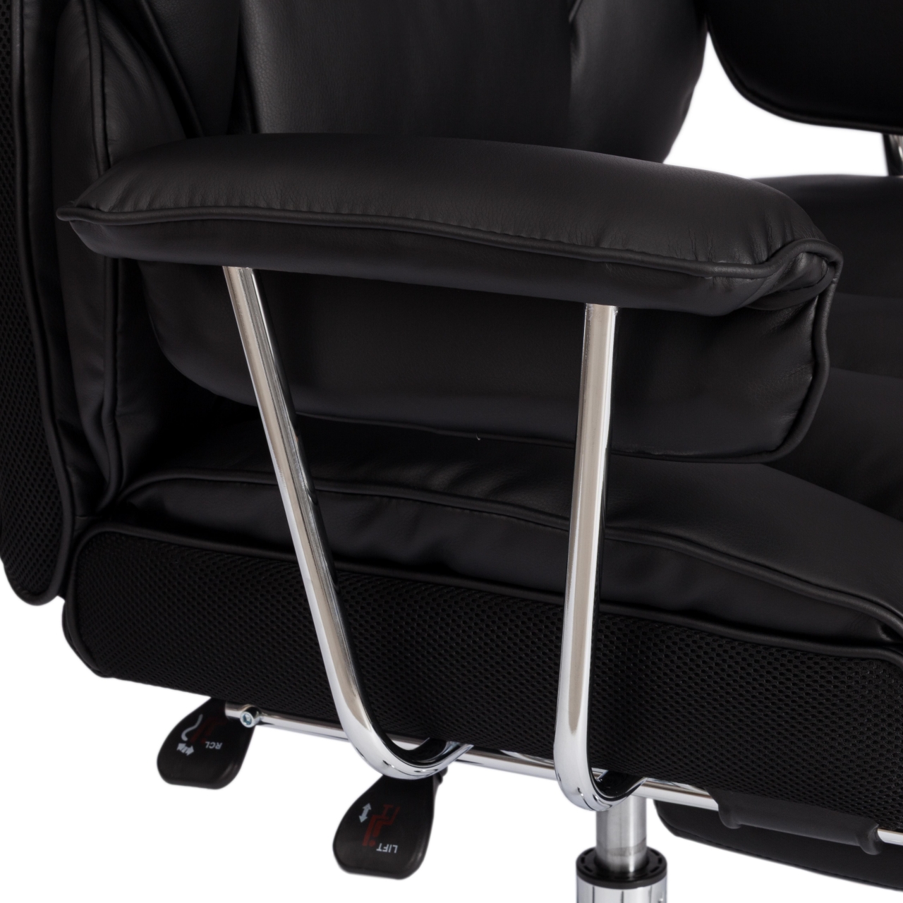 Кресло Comfy CR кож/зам, черный