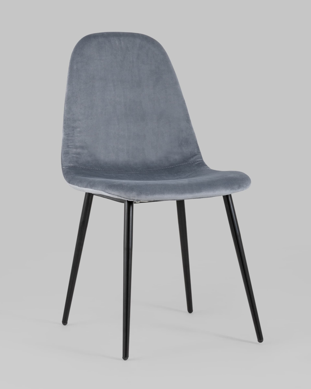 Стул Норман велюр Серый
