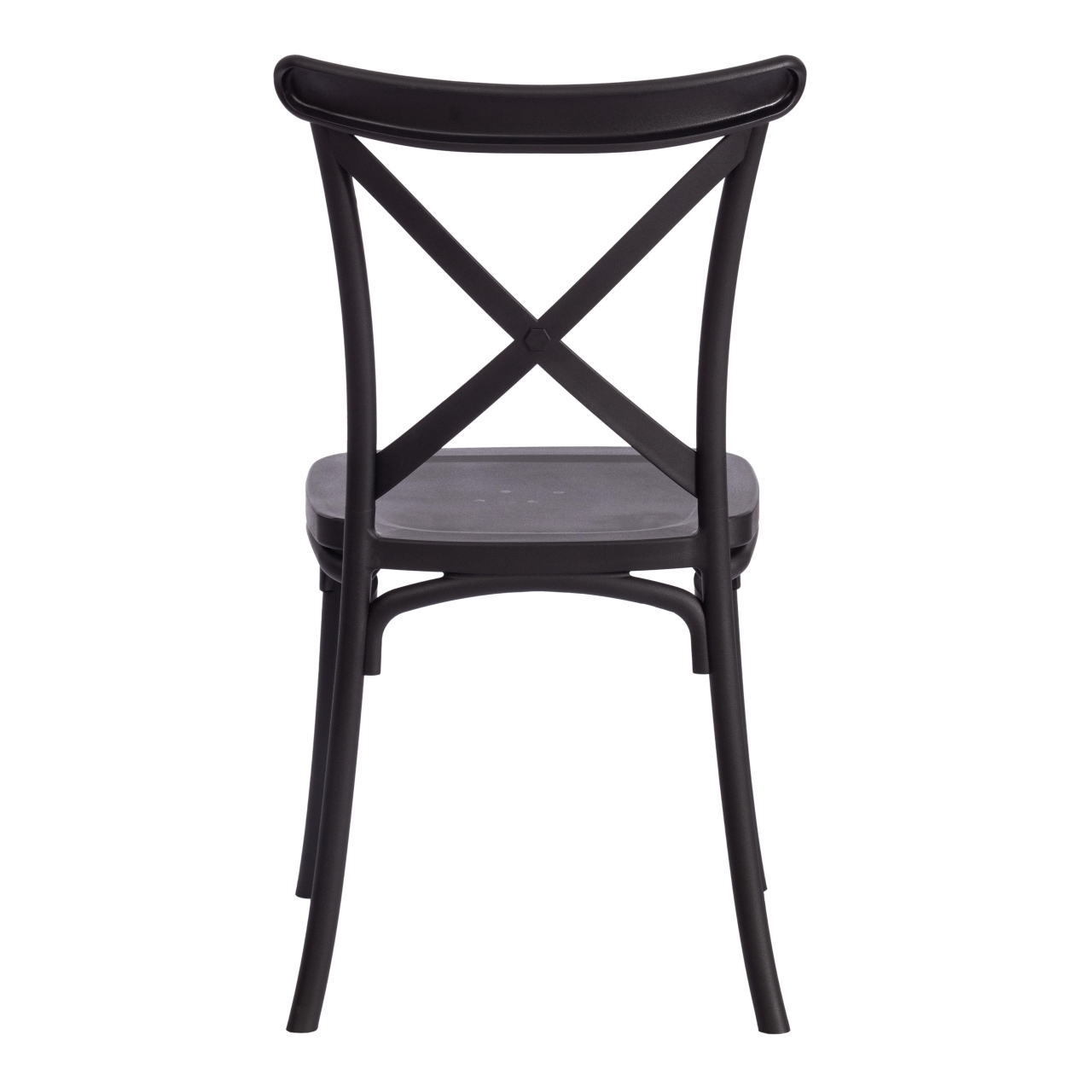 Стул CROSS (mod. PL24) пластик, 48 х 58 х 89 см, Black (черный) 05