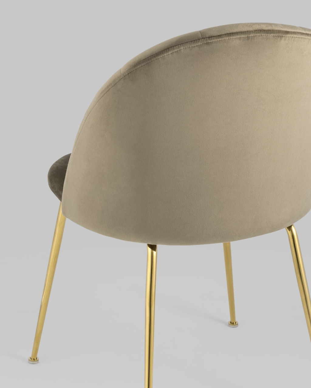 Стул Kiwi Gold велюр Коричневый