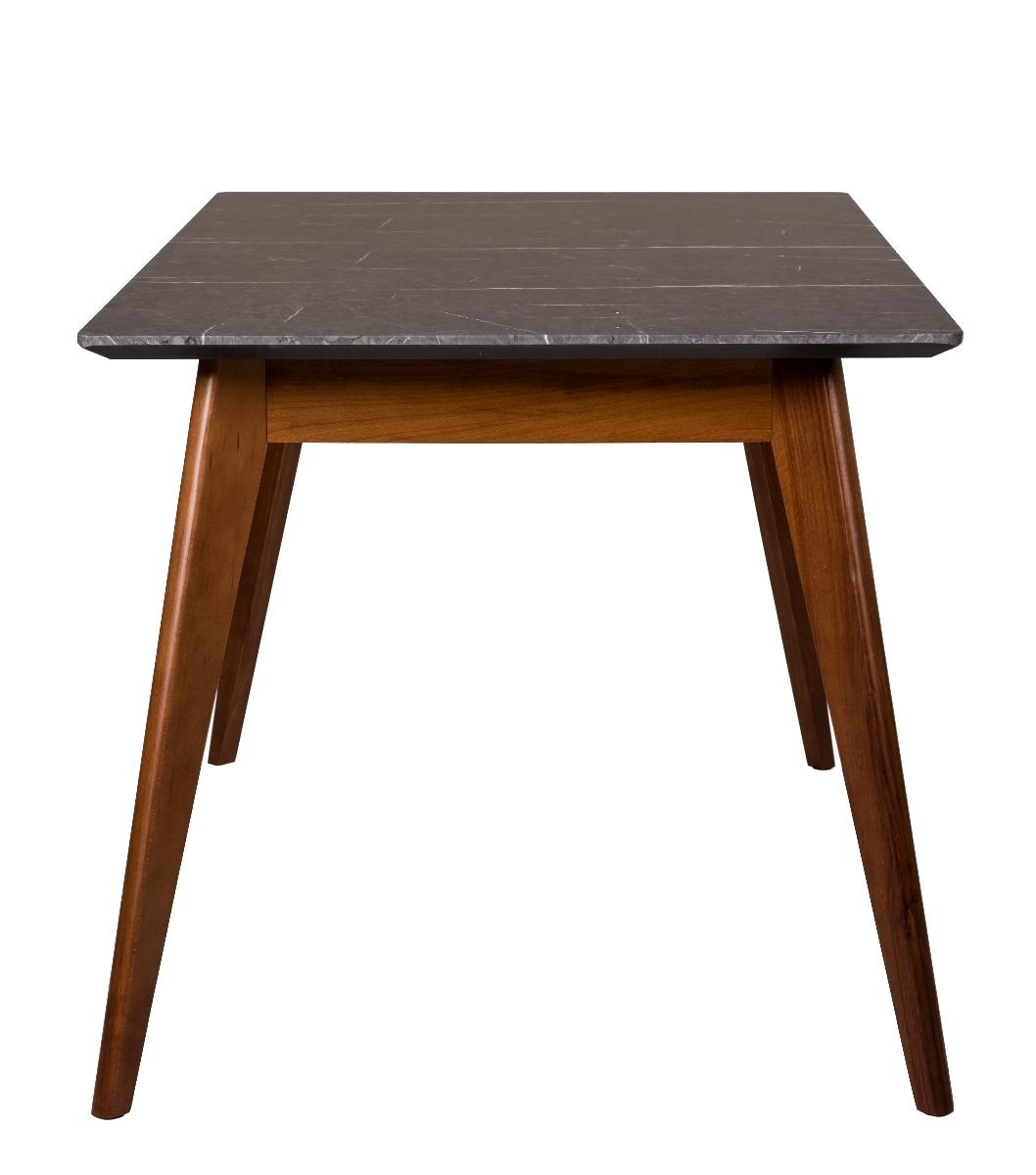 Стол раскладной Лунд 140-180 ОРЕХ-Мрамор Графит