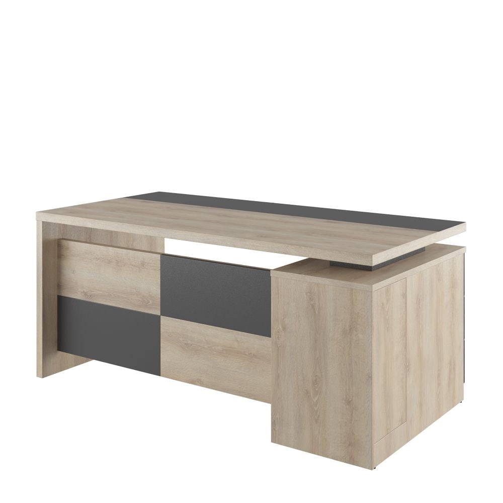 Стол руководителя левый FOT30410105 Дуб каньон/Антрацит