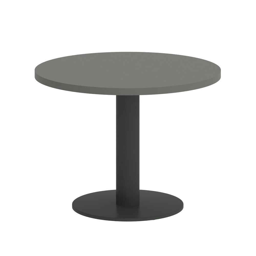 Стол журнальный круглый HOME OFFICE VR.SP-5-60.1G Металлик/Антрацит металл