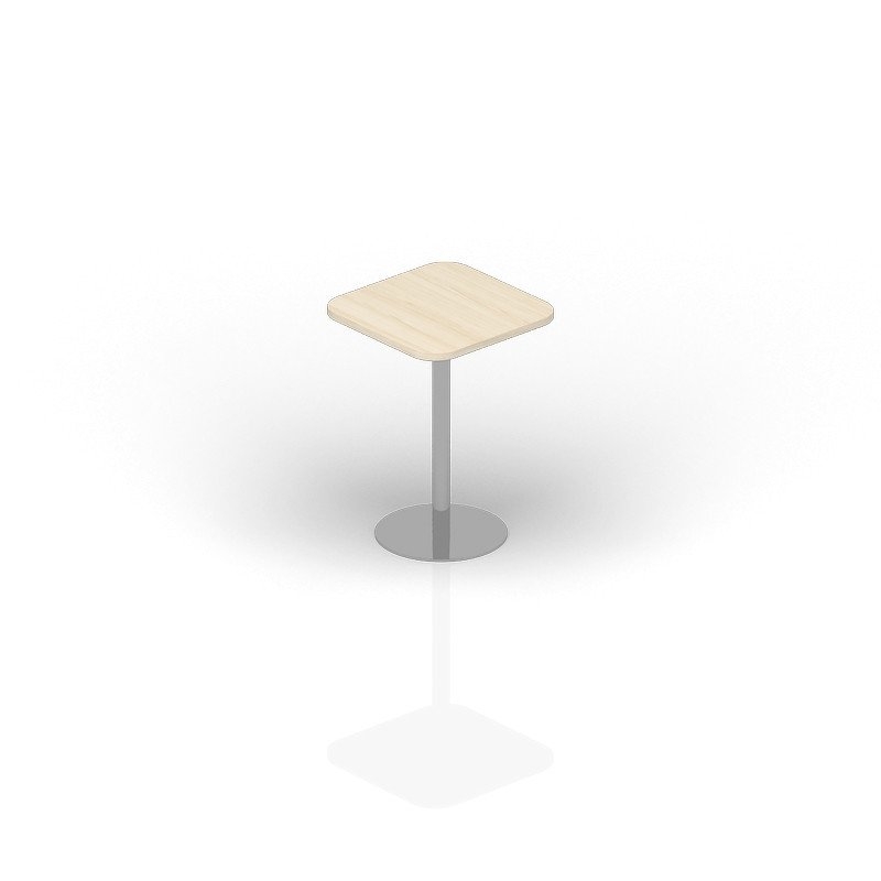 Журнальный стол Molti MLST6060 Акация Аури/белый ACBL