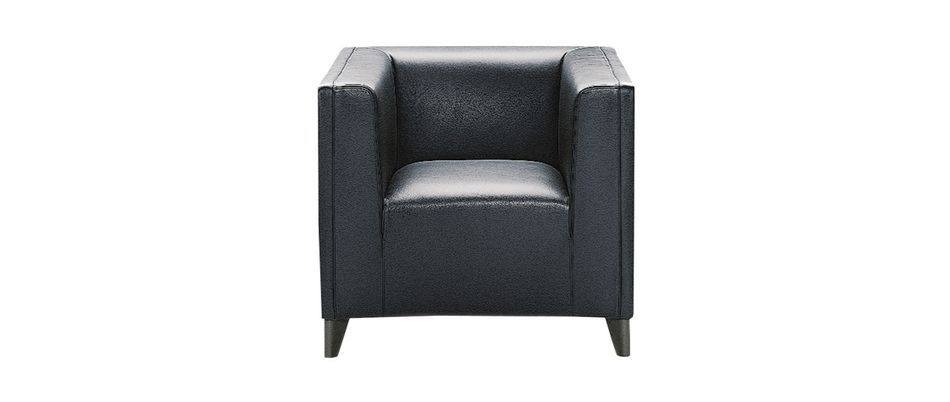 Кресло Крос М-38/1 черный экокожа Domus категория 3