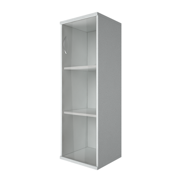 Шкаф средний узкий правый Riva А.СУ-2.4 Пр Белый