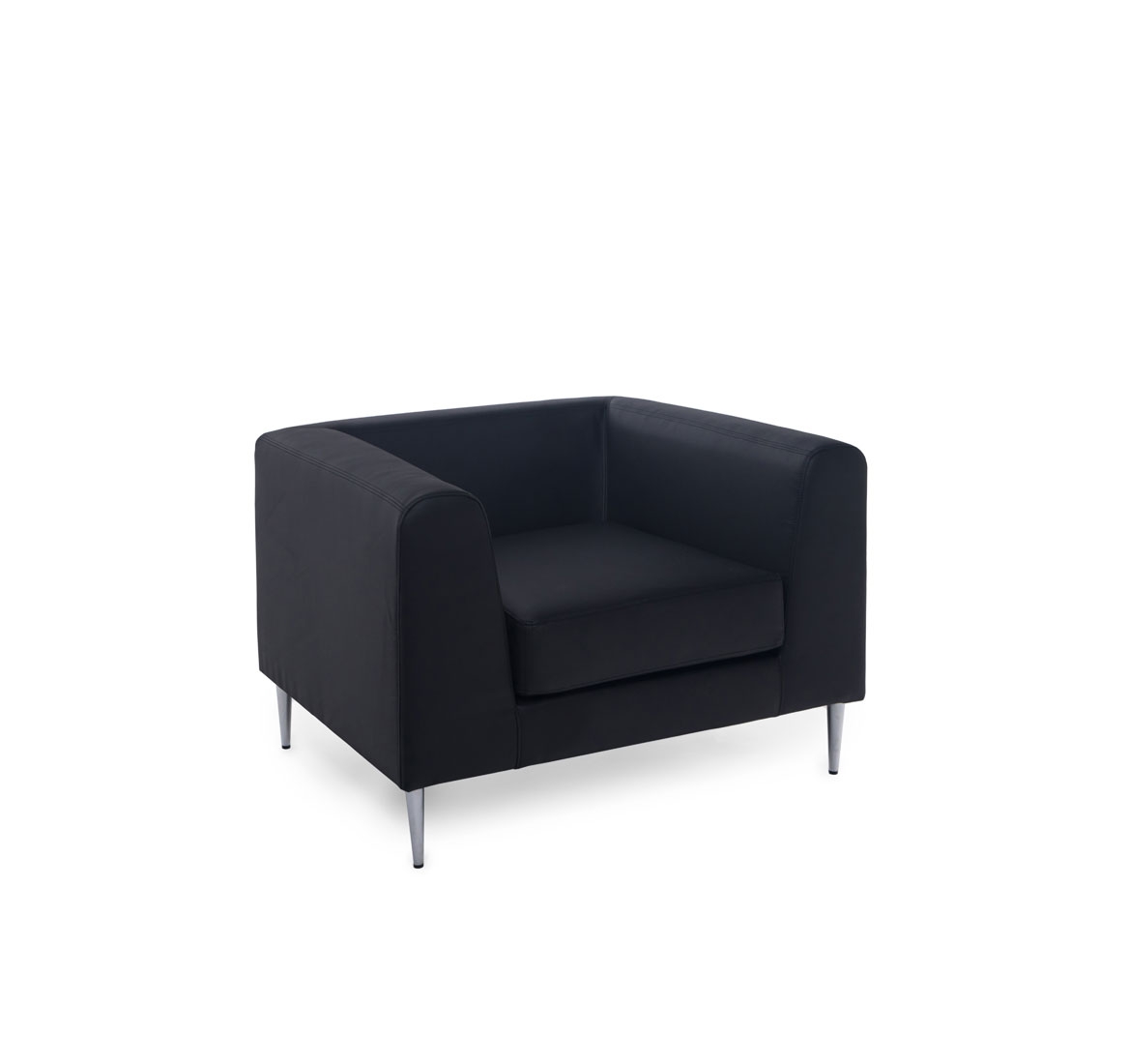 Кресло EVA UP 1 Chrome Dollaro 501 black