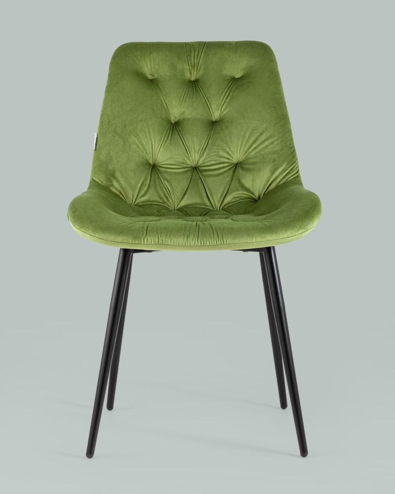 Стул Джастин велюр Травяной