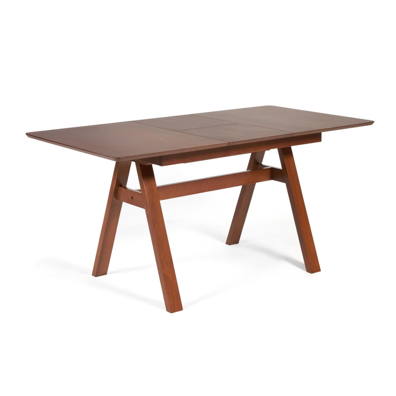 Стол раскладной Ricco (Рикко) основание бук, столешница мдф, 80x120+40x75см, Коричневый