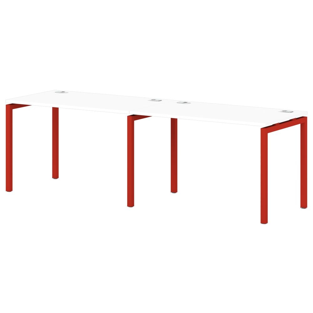 Бенч-система на 2 рабочих места S-135 Sentida Color Земляника