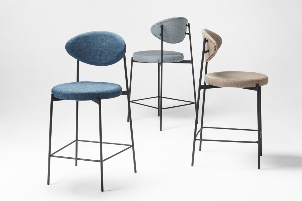 Стул полубарный Gawaii Grey