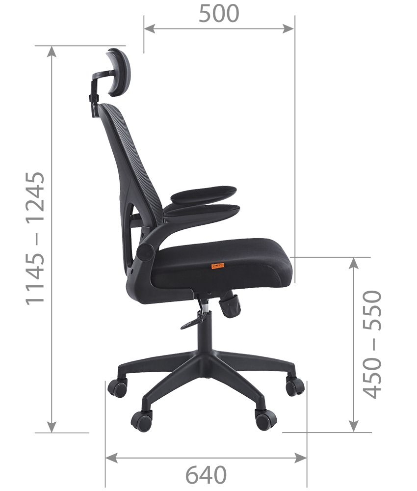 Кресло руководителя CHAIRMAN CH633 Черный