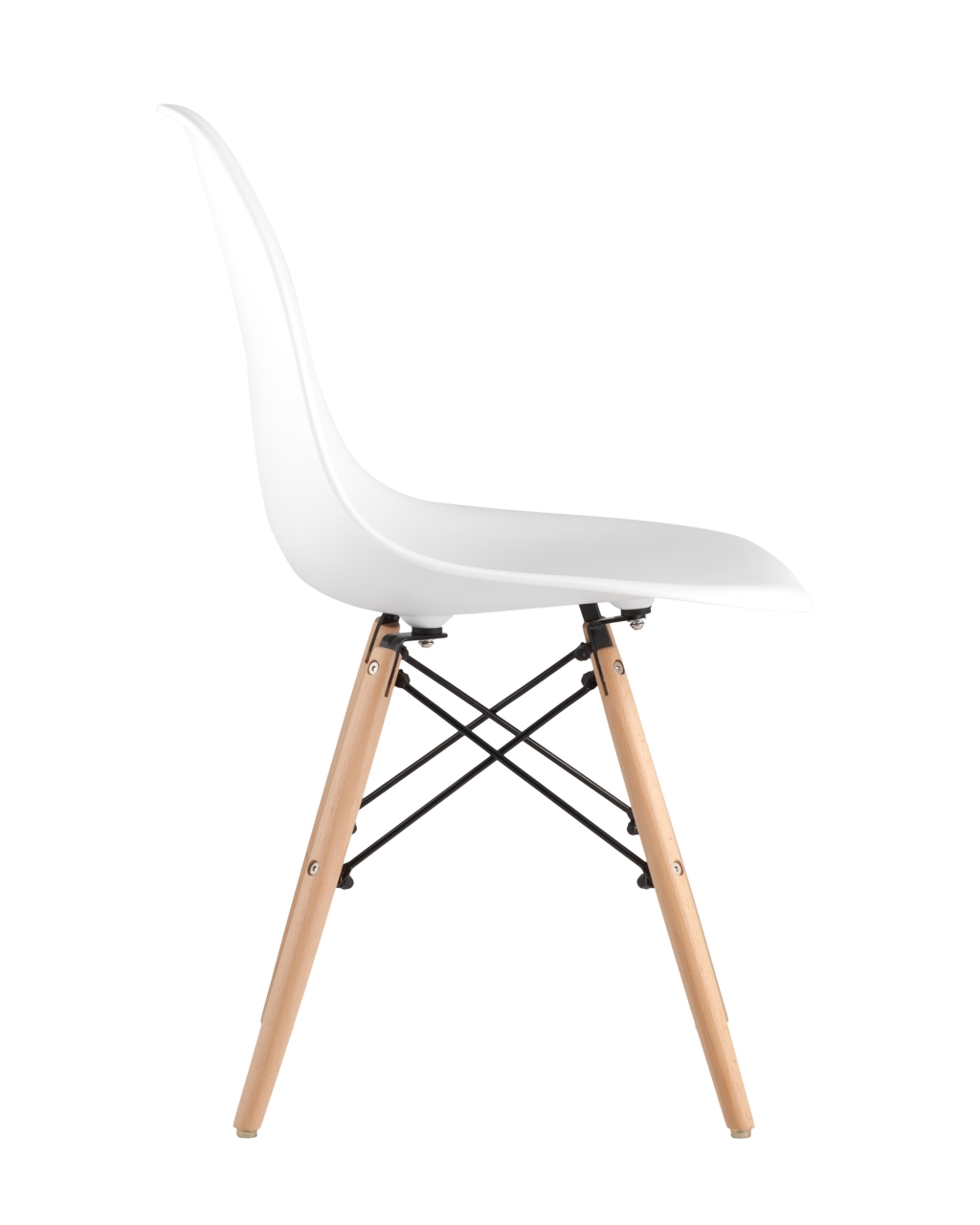 Обеденная группа стол Oslo 120x80, стулья Eames DSW Белые