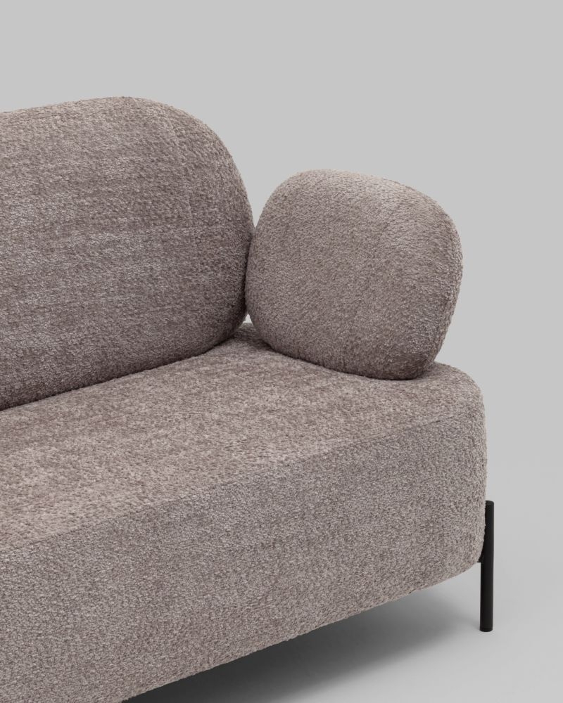 Диван Кэнди ткань букле капучино