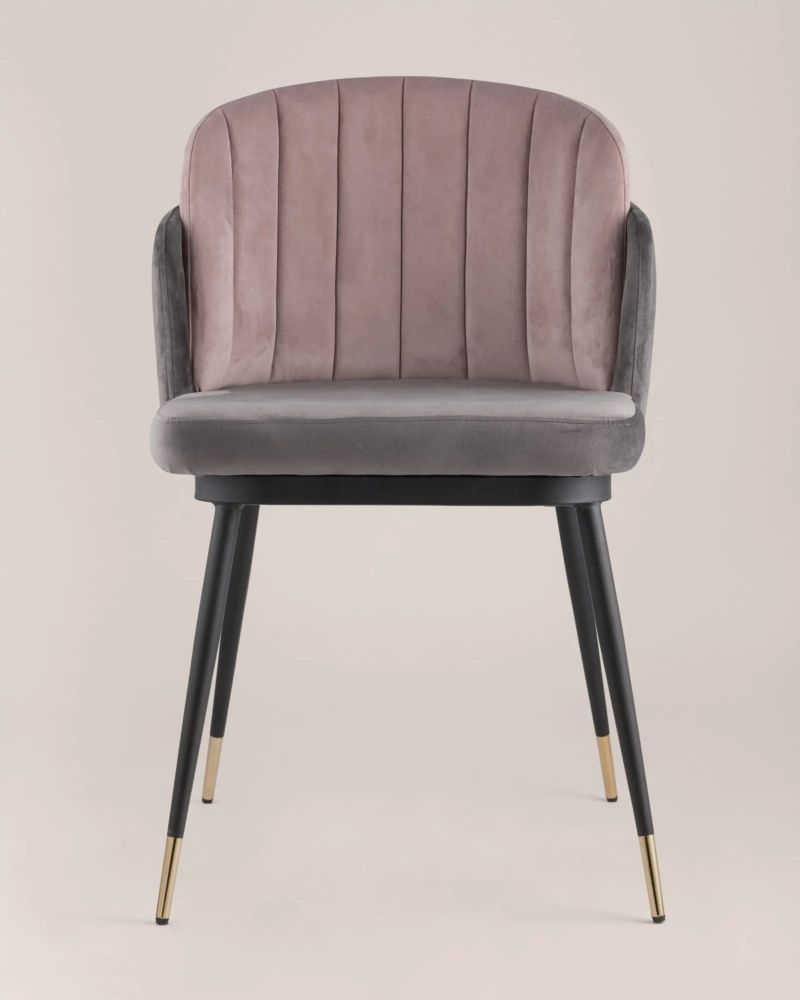 Стул мягкий Пенелопа темно-серый 2 шт