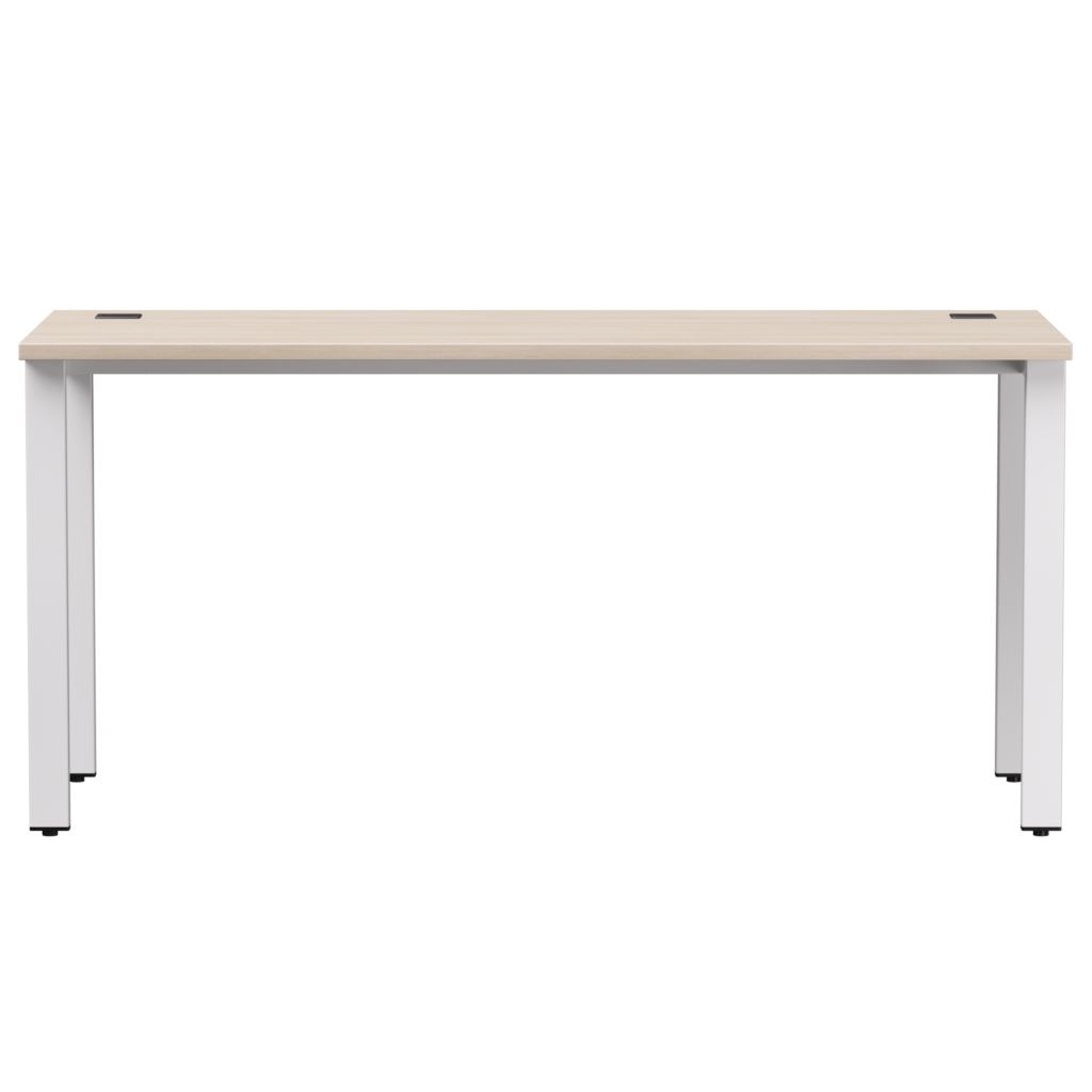 Стол прямой на металлокаркасе, опоры 90 гр Everprof EVO 254S008 Дуб Соната Белый