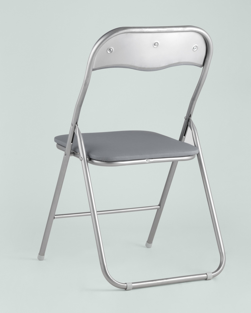 Стул складной Джек экокожа Серый