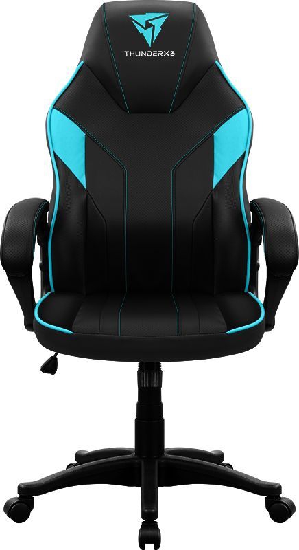 Геймерское кресло ThunderX3 EC1 Black-Cyan