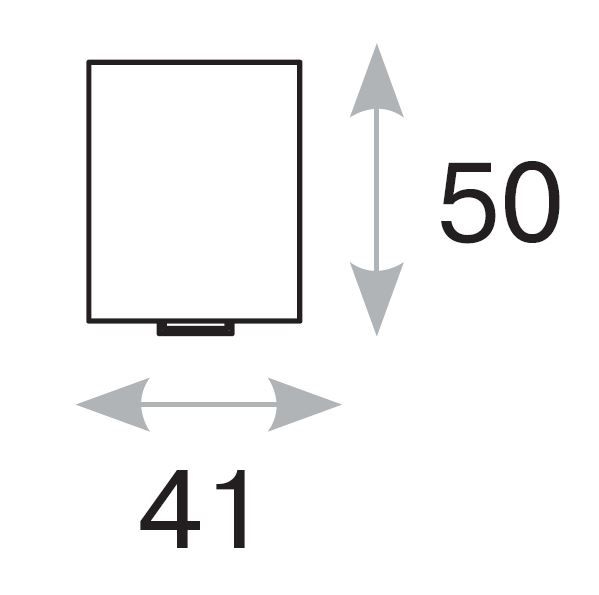 TOUR тумба подкатная basic 80T004 W3W3 alum