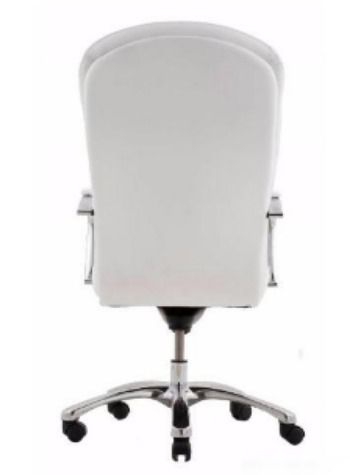 Кресло с высокой спинкой на крестовине Кардинал D100 Белое