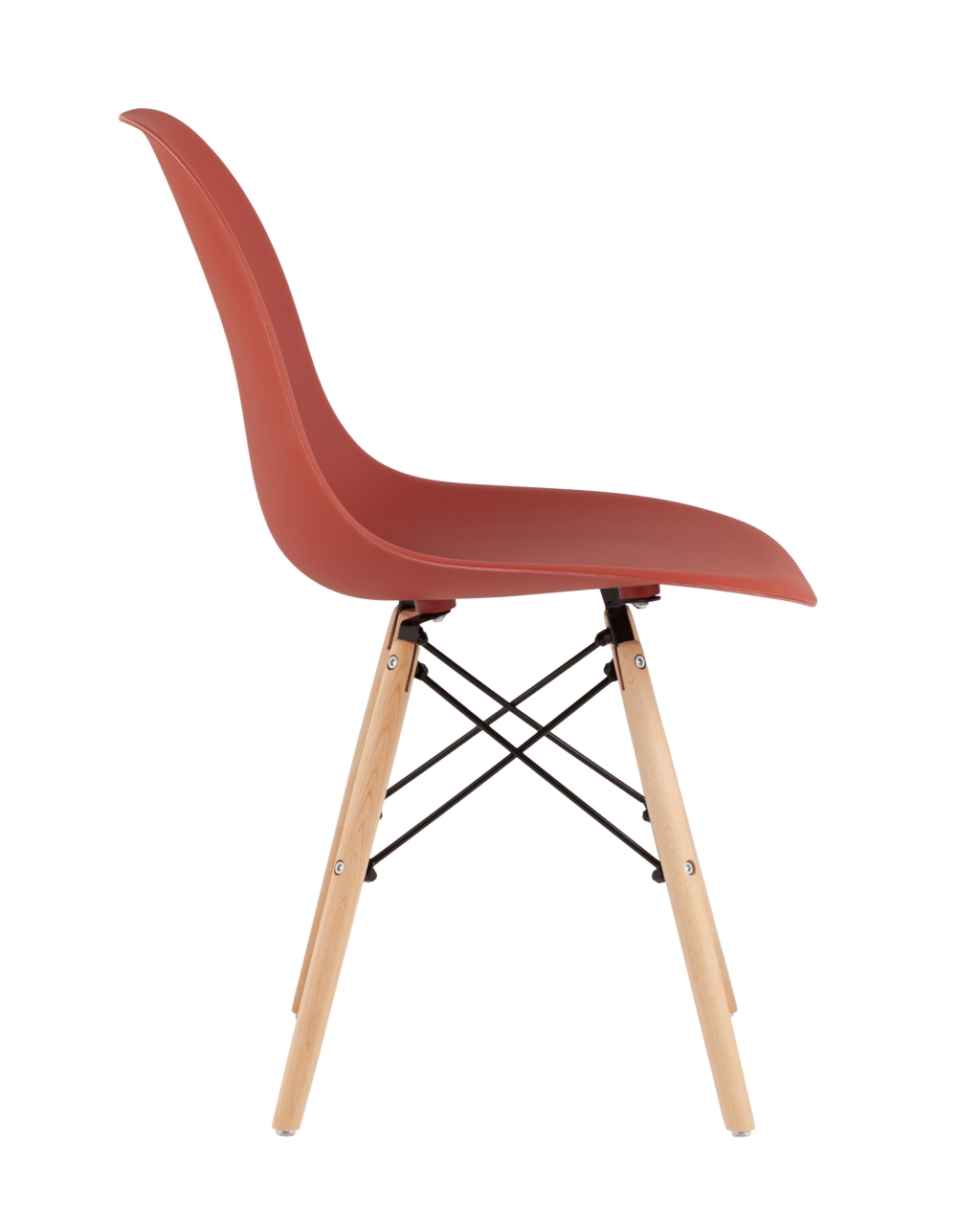 Стул Eames Style DSW терракотовый (разборный каркас)