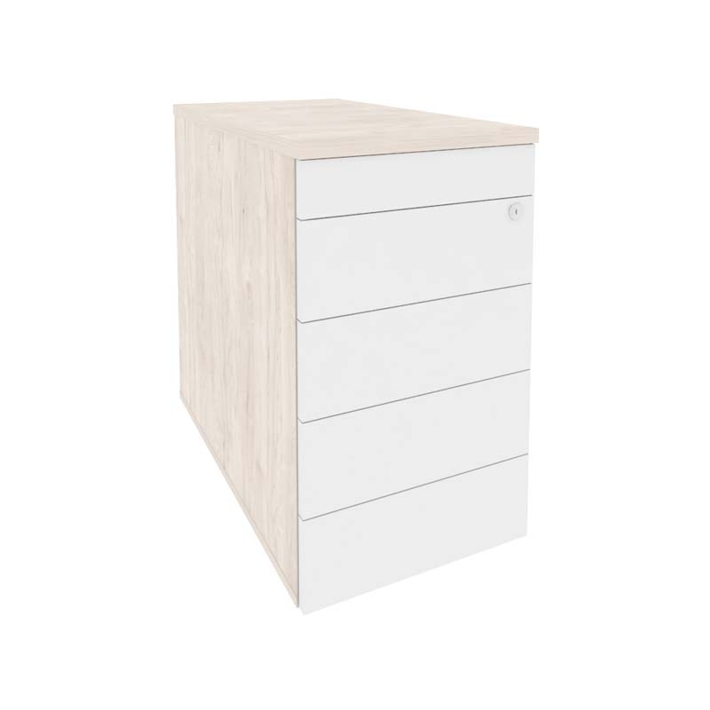 Тумба приставная / опорная (TIP-ON) ONIX O.TPO-1.8 TIP Денвер Светлый/Белый