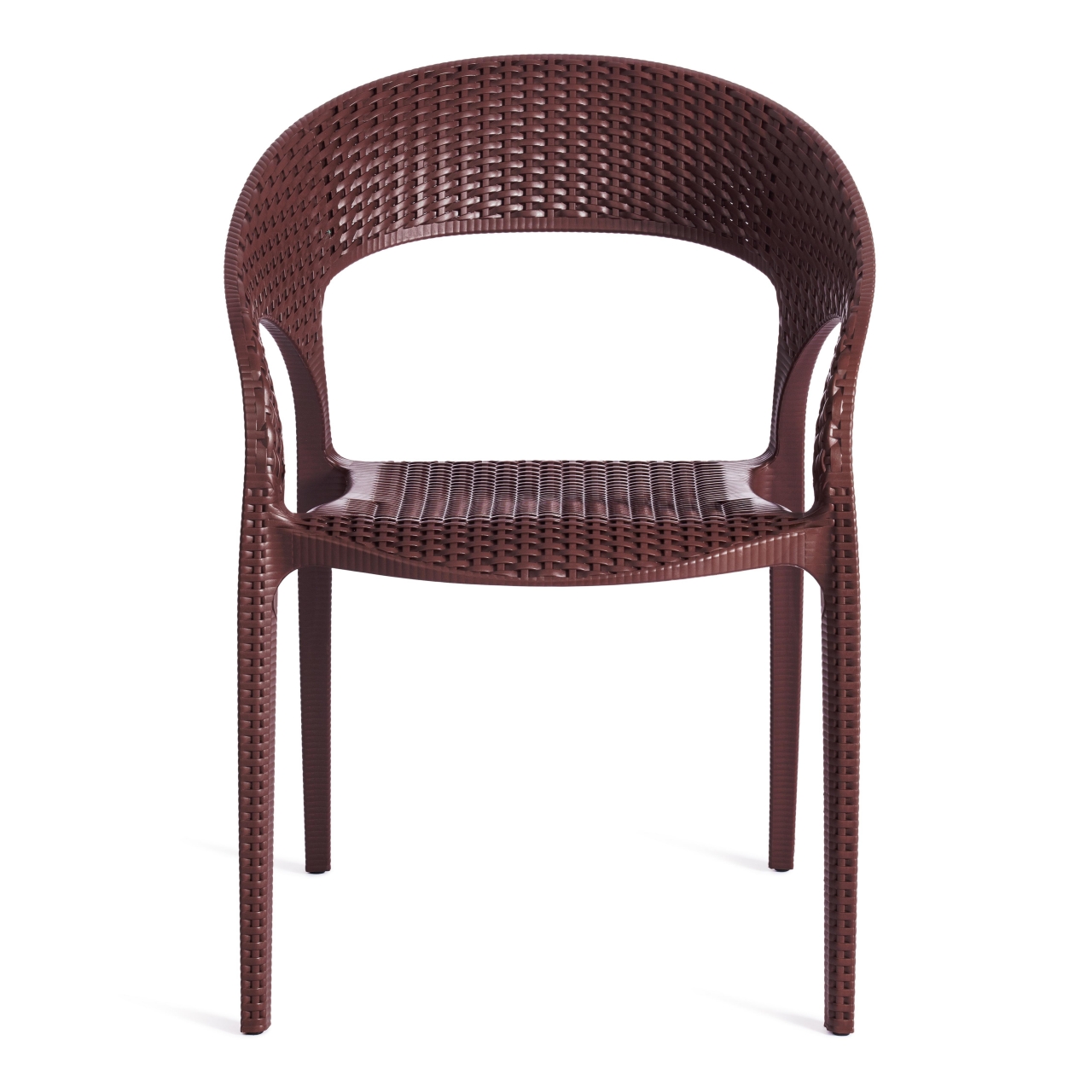 Стул TINTO (mod. PC59) пластик, 60 х 63 х 83 см, Brown (коричневый)