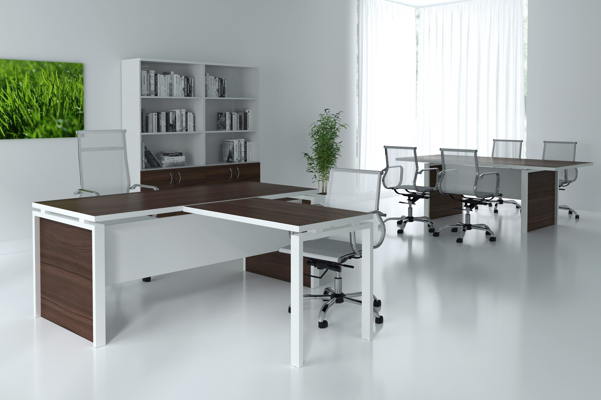 Двери низкие Steel Evo 11554 Дуб темный