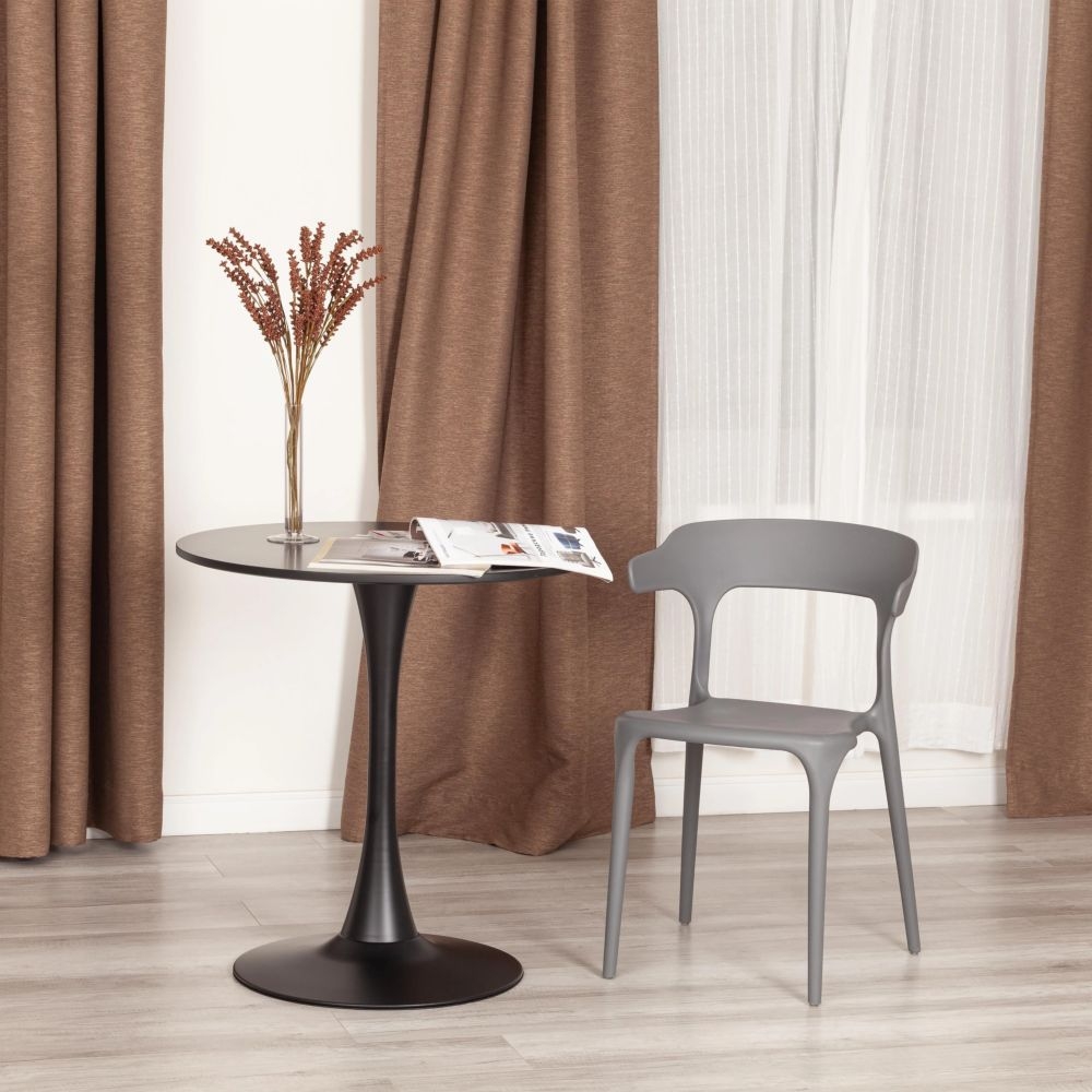 Стул TON (mod. PC36) пластик, 49,5 х 50 х 75,5 см , Dark-grey (темно-cерый) 15537