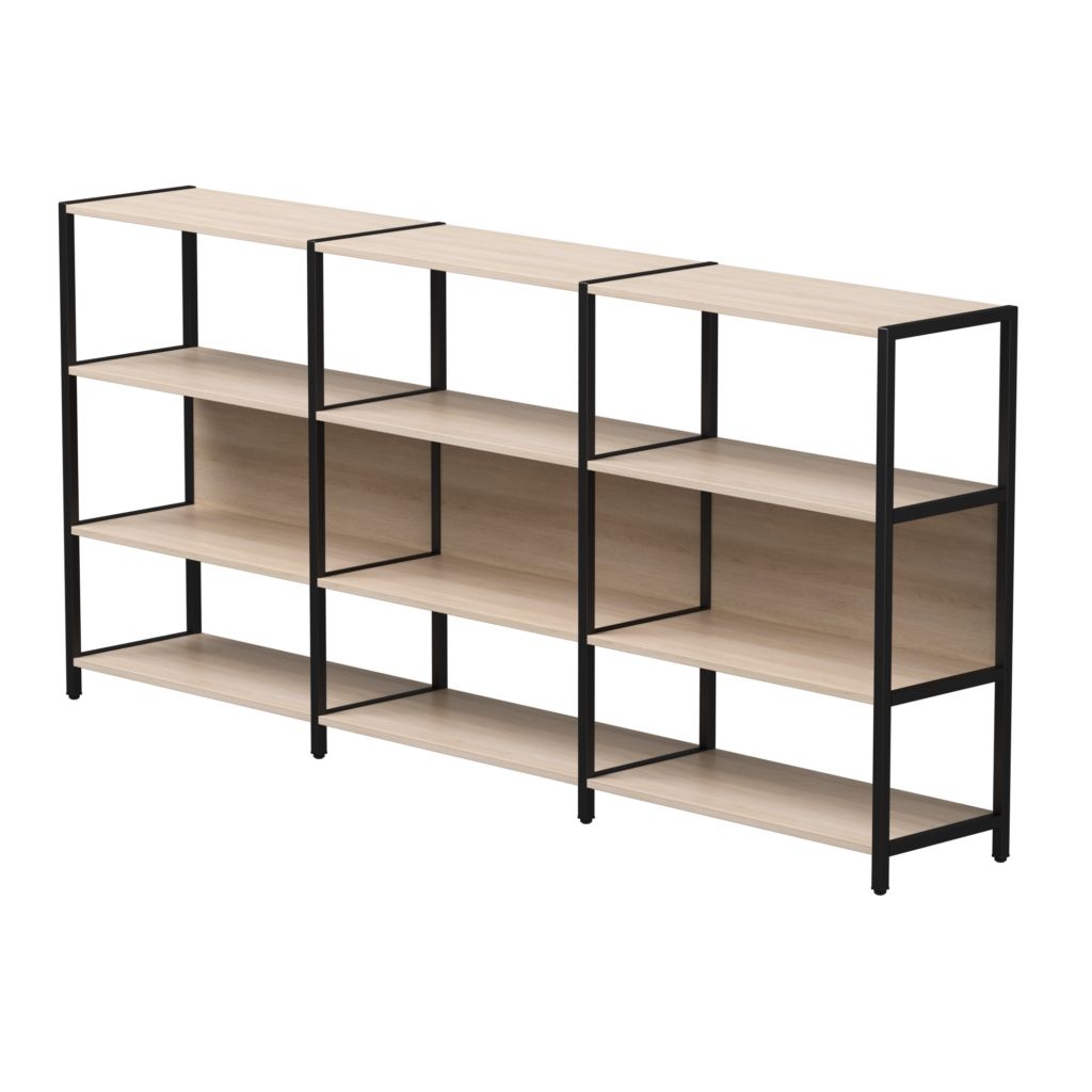 Набор стеллажных систем Everprof EVO №3 Дуб Соната Черный