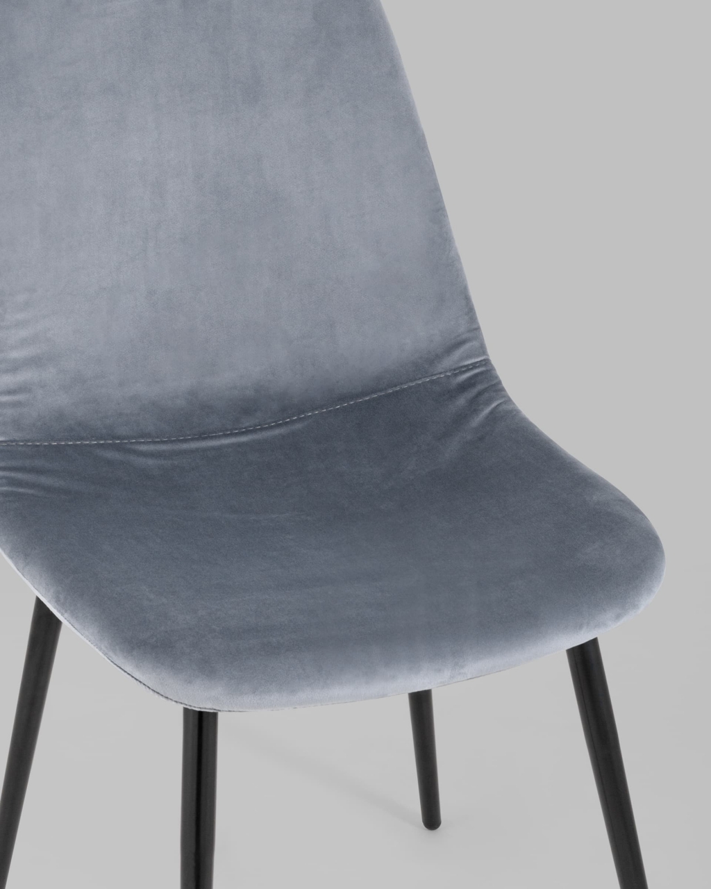 Стул Норман велюр Серый
