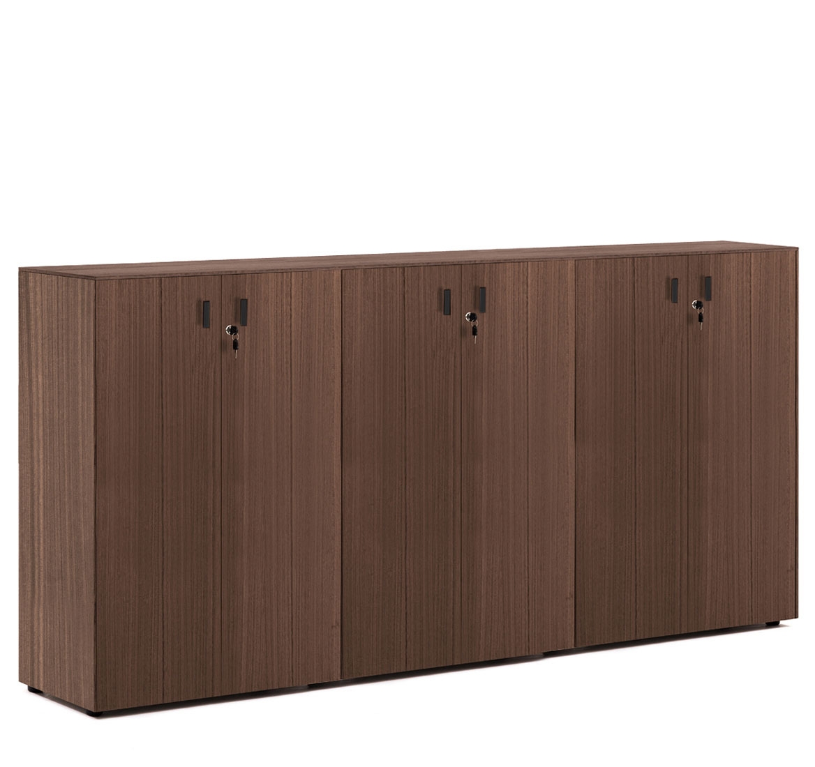 Шкаф средний H.120 6 дверей ENZO 109 735 ECL-L 01 Эвкалипт Черный