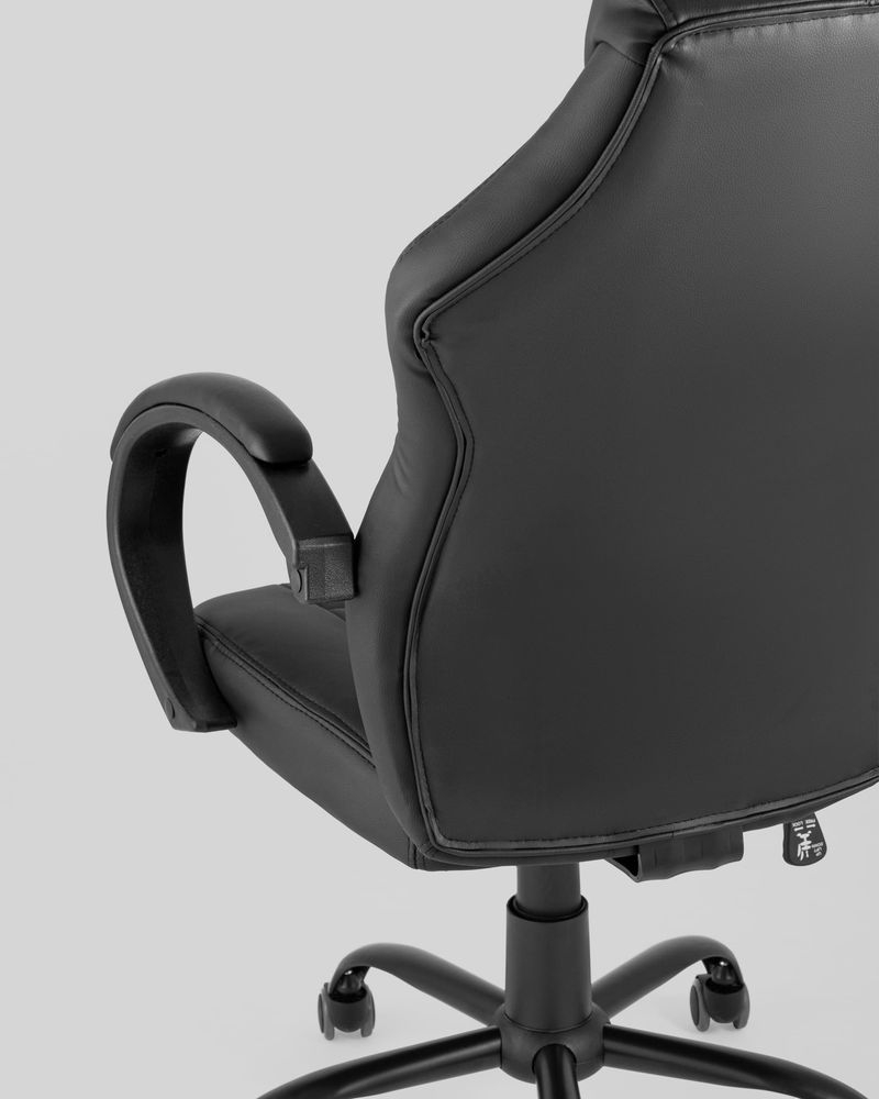 Геймерское кресло TopChairs Racer Midi Черный