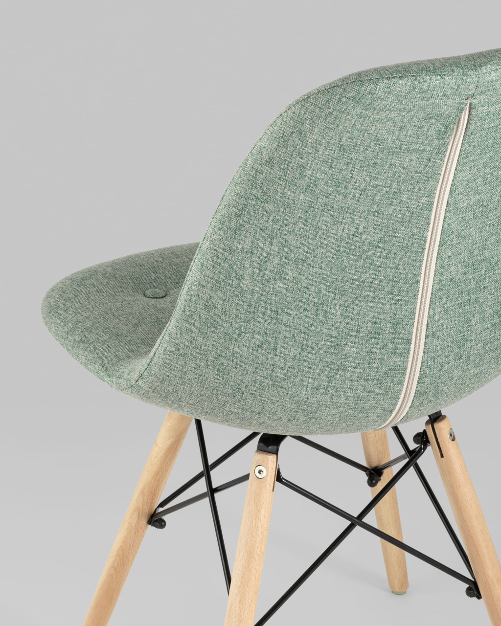 Стул DSW SOFT рогожка Мятный