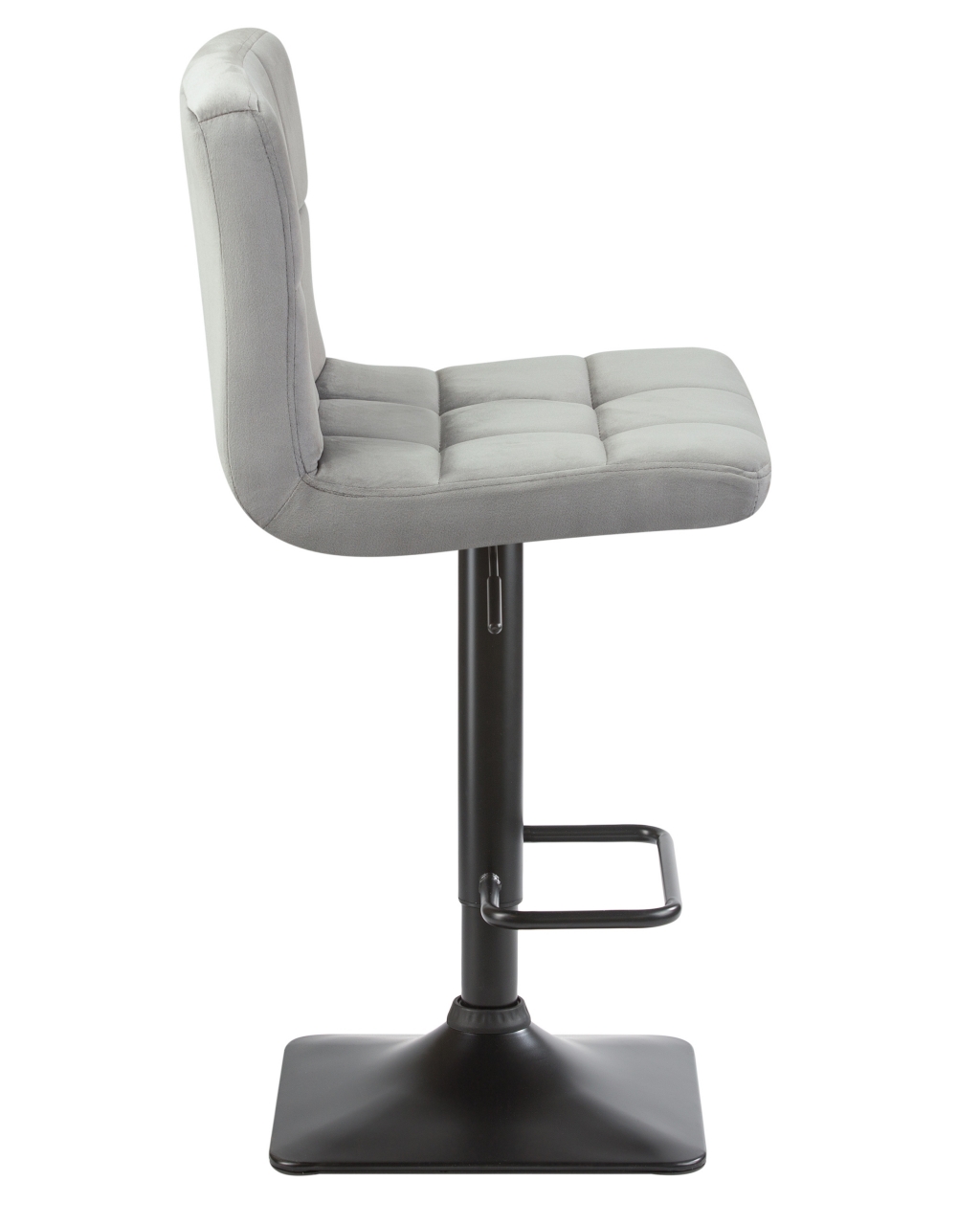 Стул барный DOBRIN DOMINIC Серый велюр MJ9-75