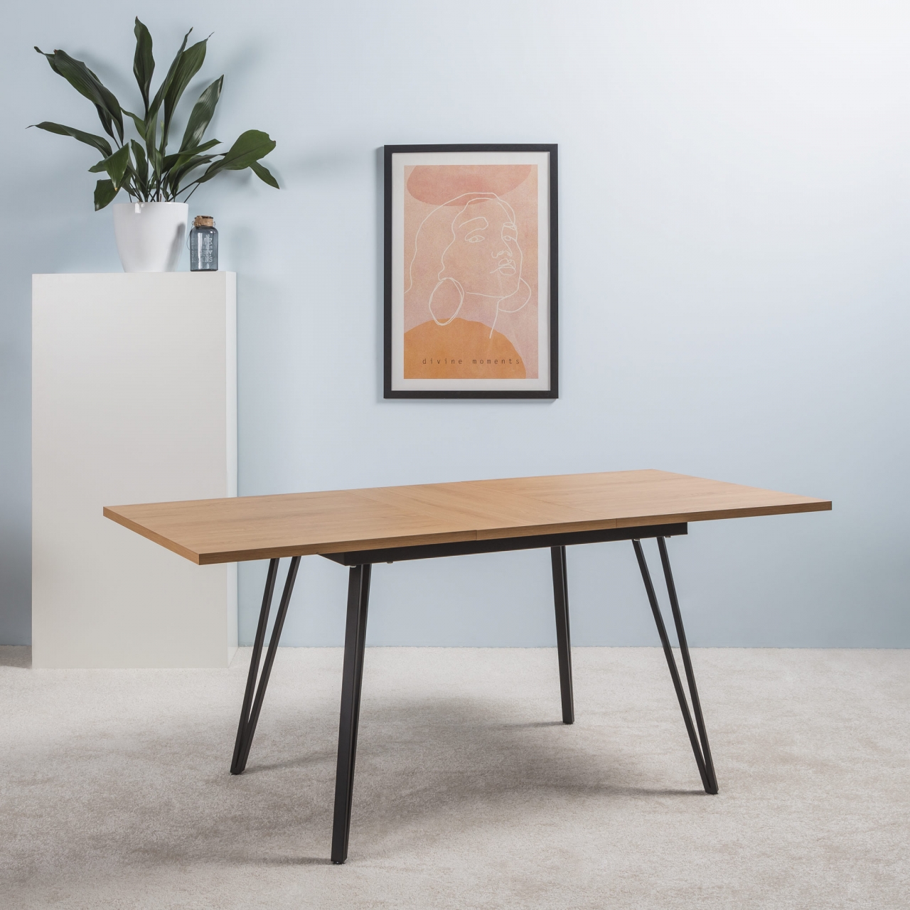 Стол раскладной Диего 140-180 Дуб Корбридж