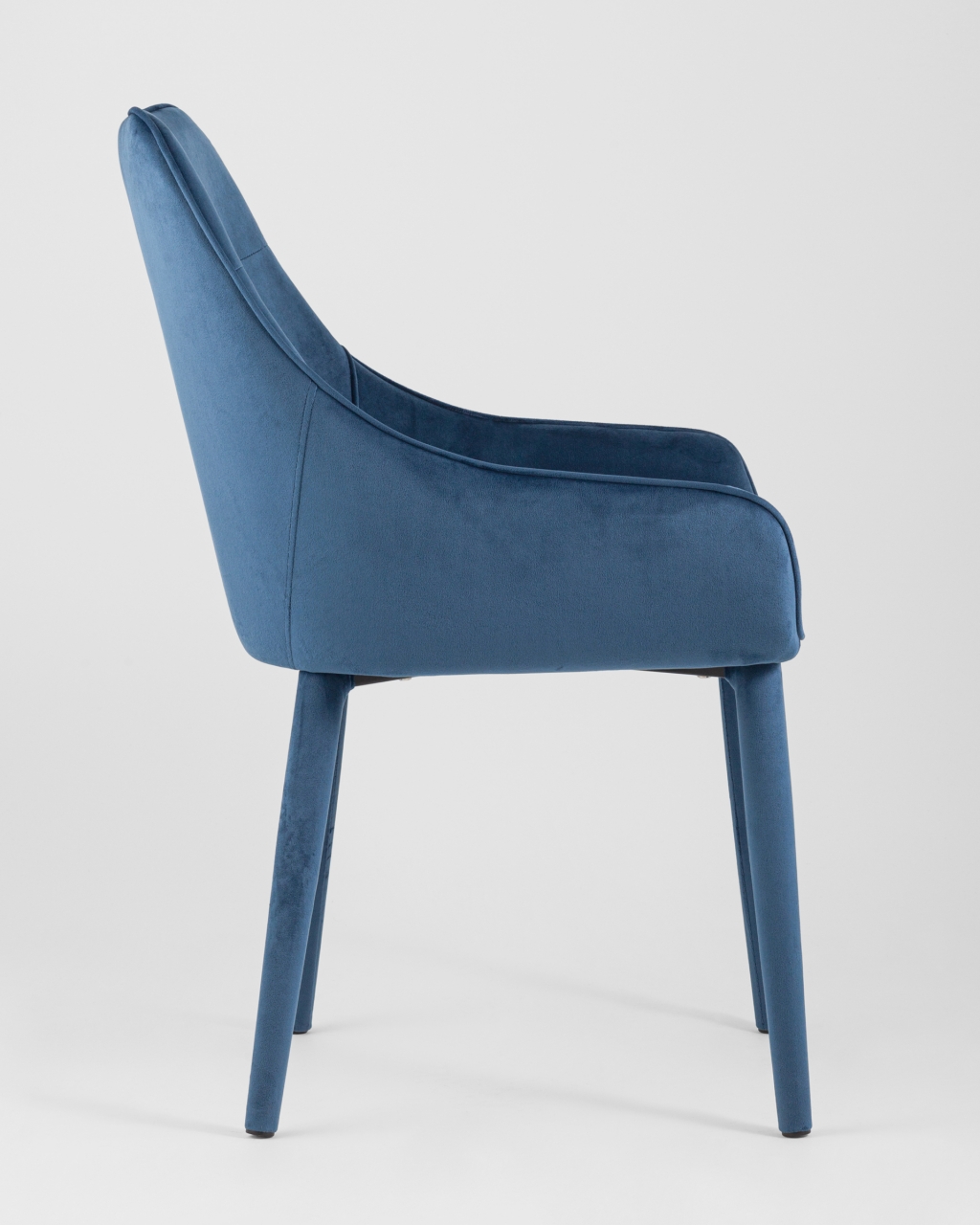 Стул Диана ножки велюр Сине-зеленый