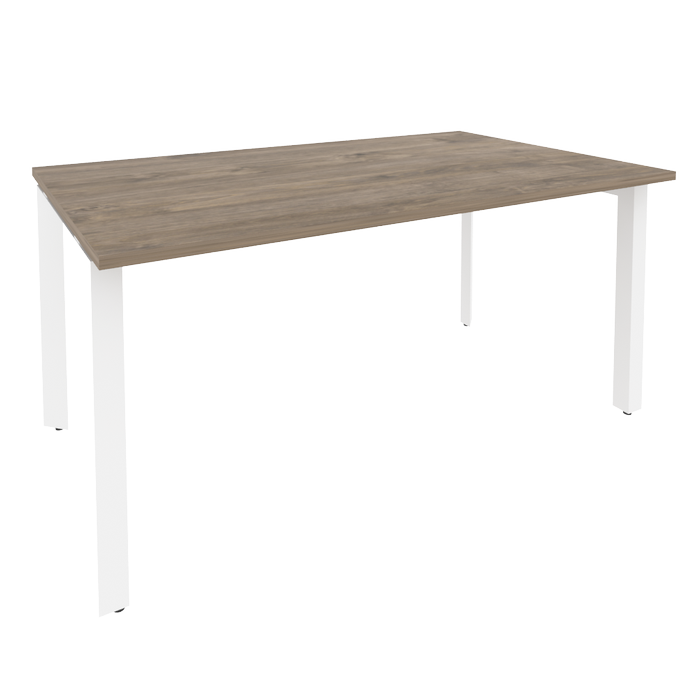 Стол переговорный (1 столешница) ONIX O.MP-PRG-1.4 Тиквуд Темный/Белый