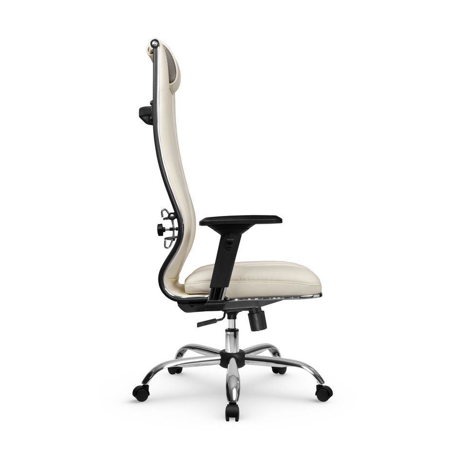 Кресло руководителя МЕТТА L 1m 50M/4D Infinity Easy Clean (MPES) Комплект 5 Молочное