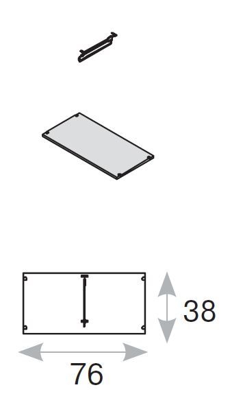 FE/RO Вешалка+полка 72H102 V3V2