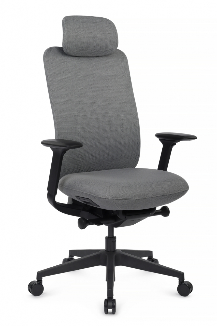 Кресло Antler EAN-001A Черный пластик/Серый